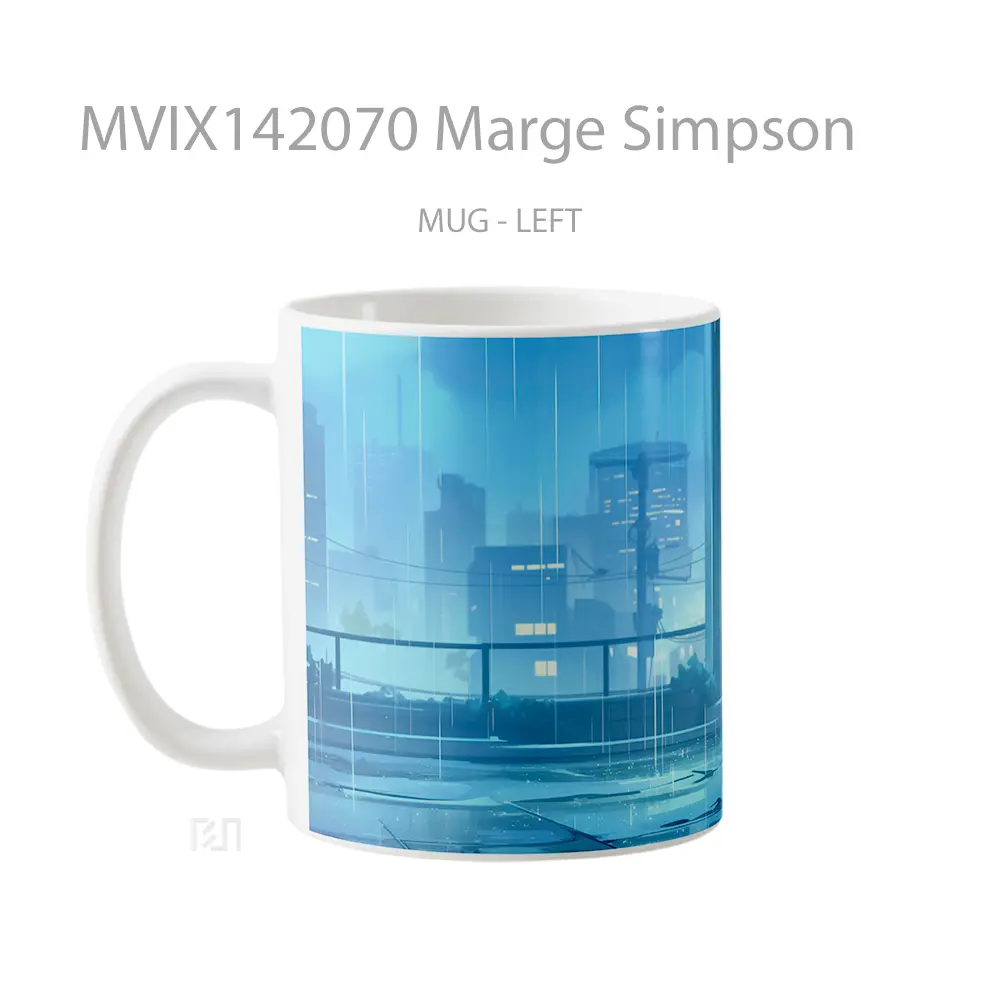 Mug Marge Simpson Gelas Keramik Unik - All-side / Desain