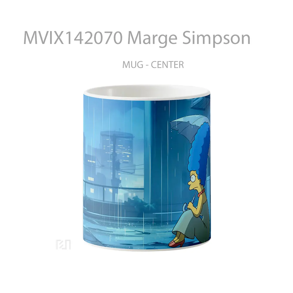Mug Marge Simpson Gelas Keramik Unik