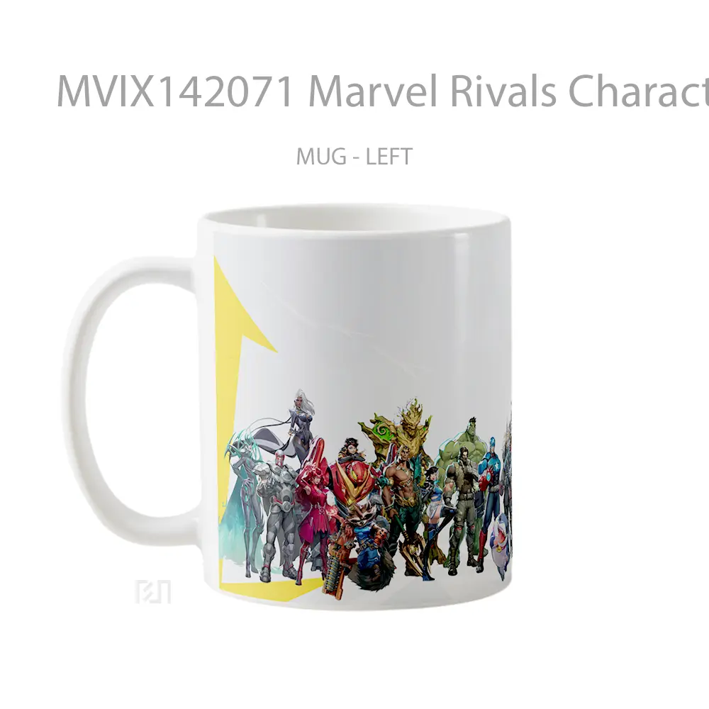 Mug Marvel Rivals Character Gelas Superhero - All-side / Desain