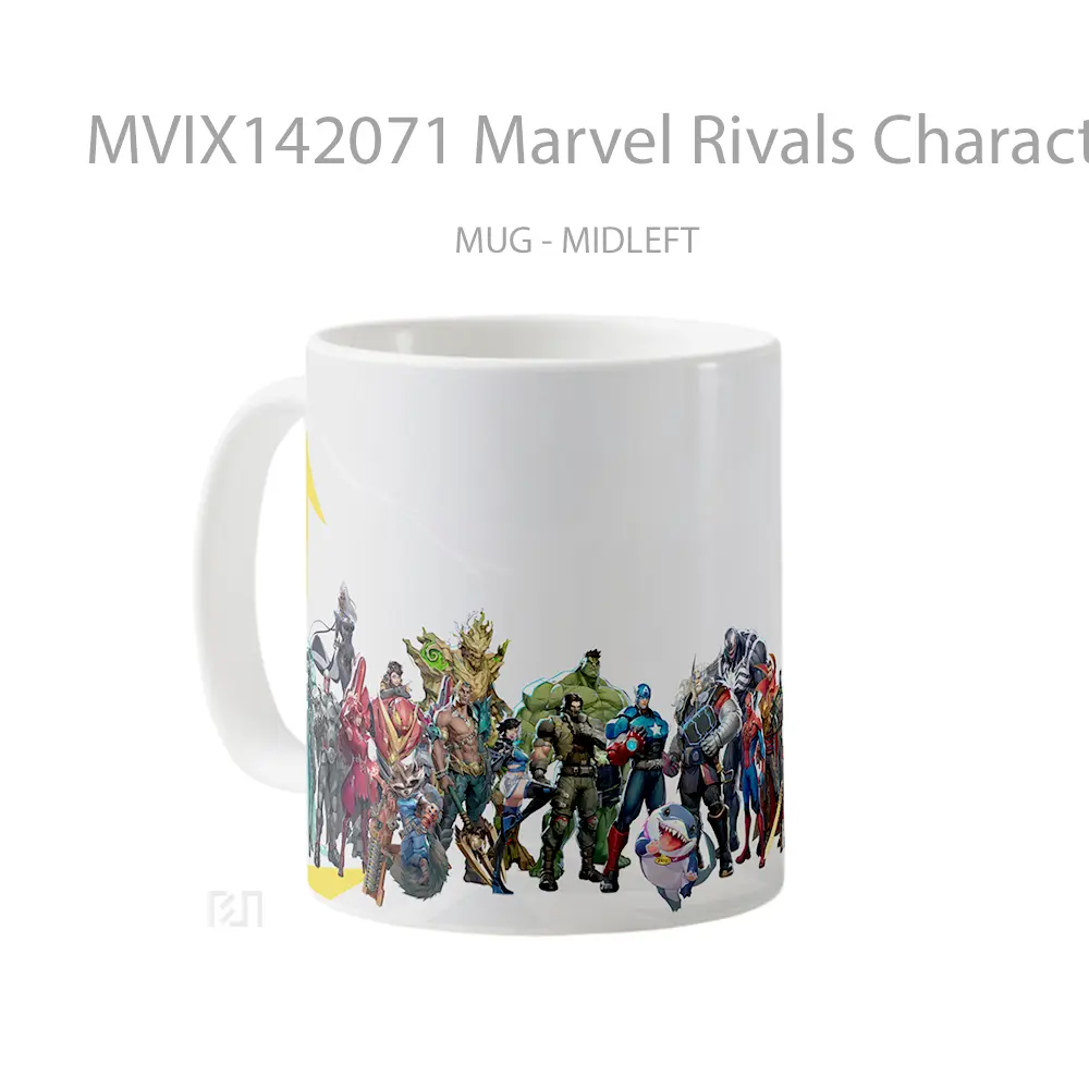 Mug Marvel Rivals Character Gelas Superhero - All-side / Desain