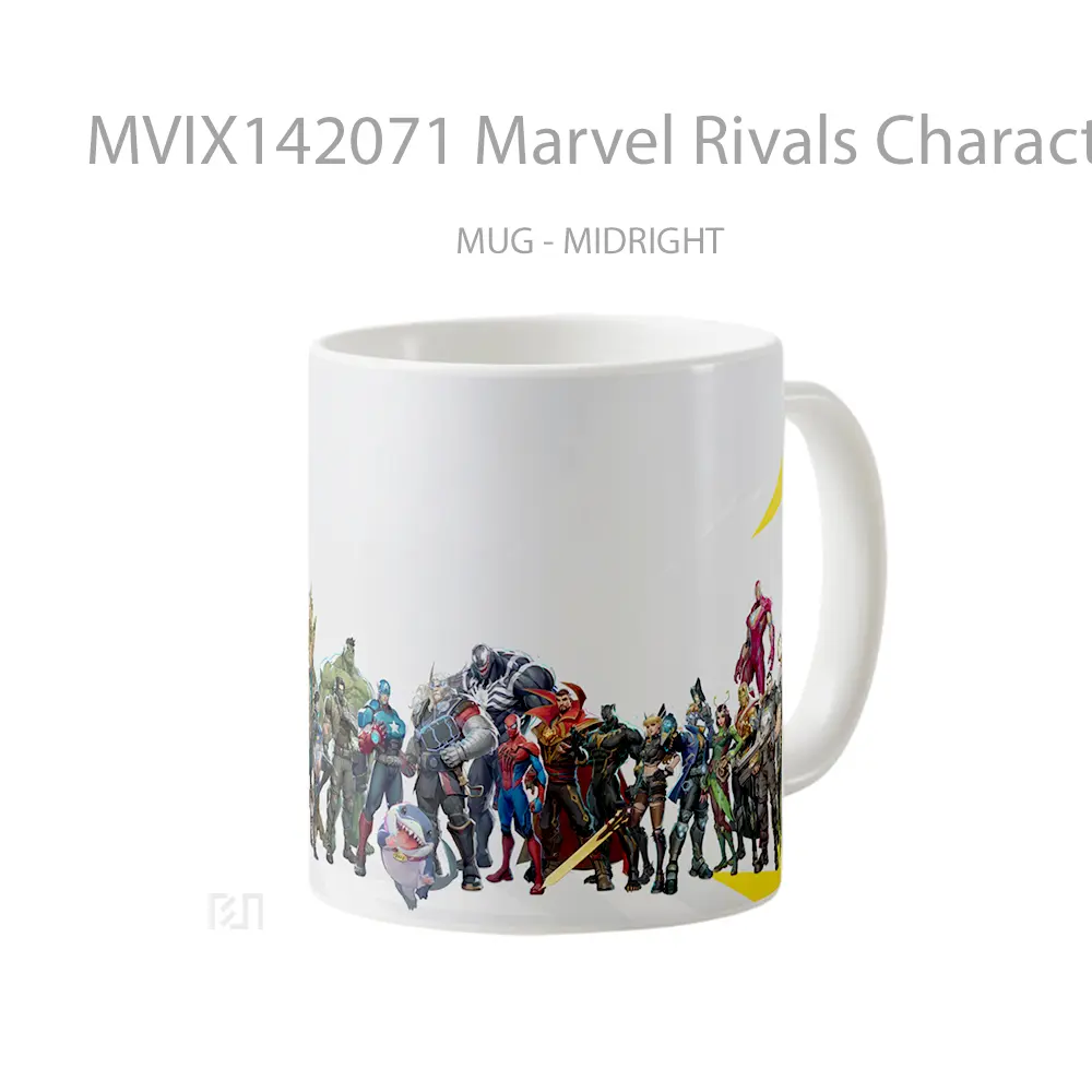 Mug Marvel Rivals Character Gelas Superhero - All-side / Desain