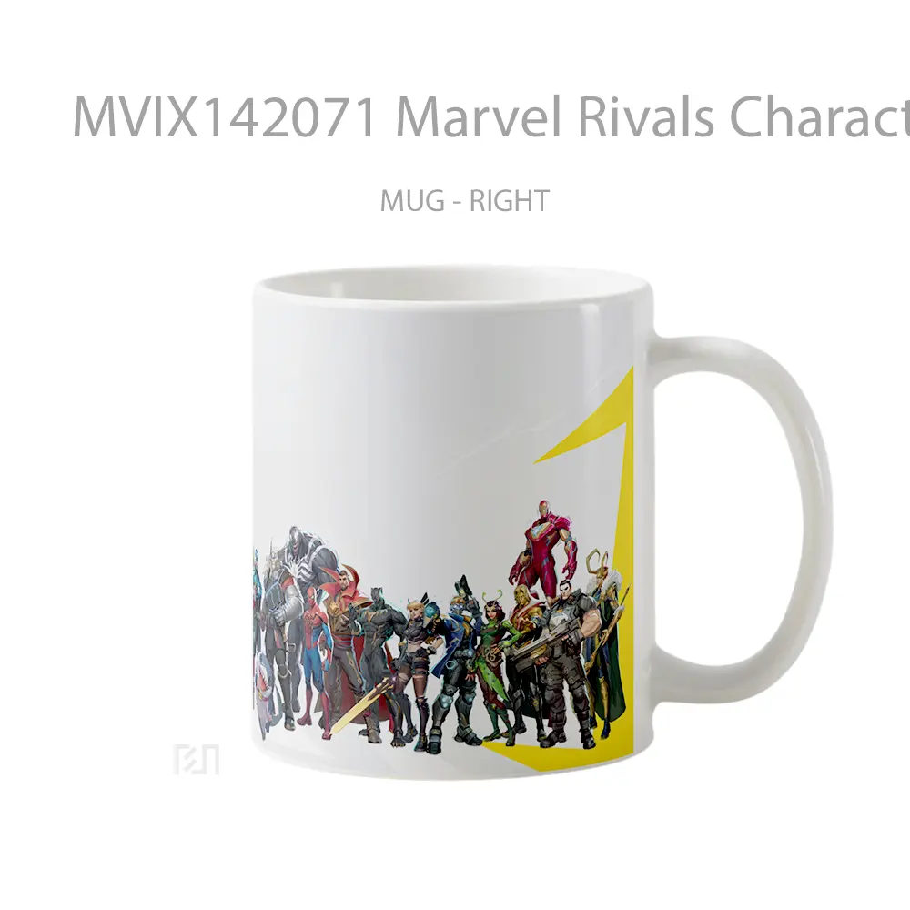 Mug Marvel Rivals Character Gelas Superhero - All-side / Desain