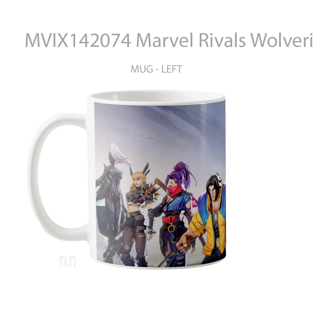 Mug Marvel Rivals Wolverine Character Gelas Superhero - All-side / Desain