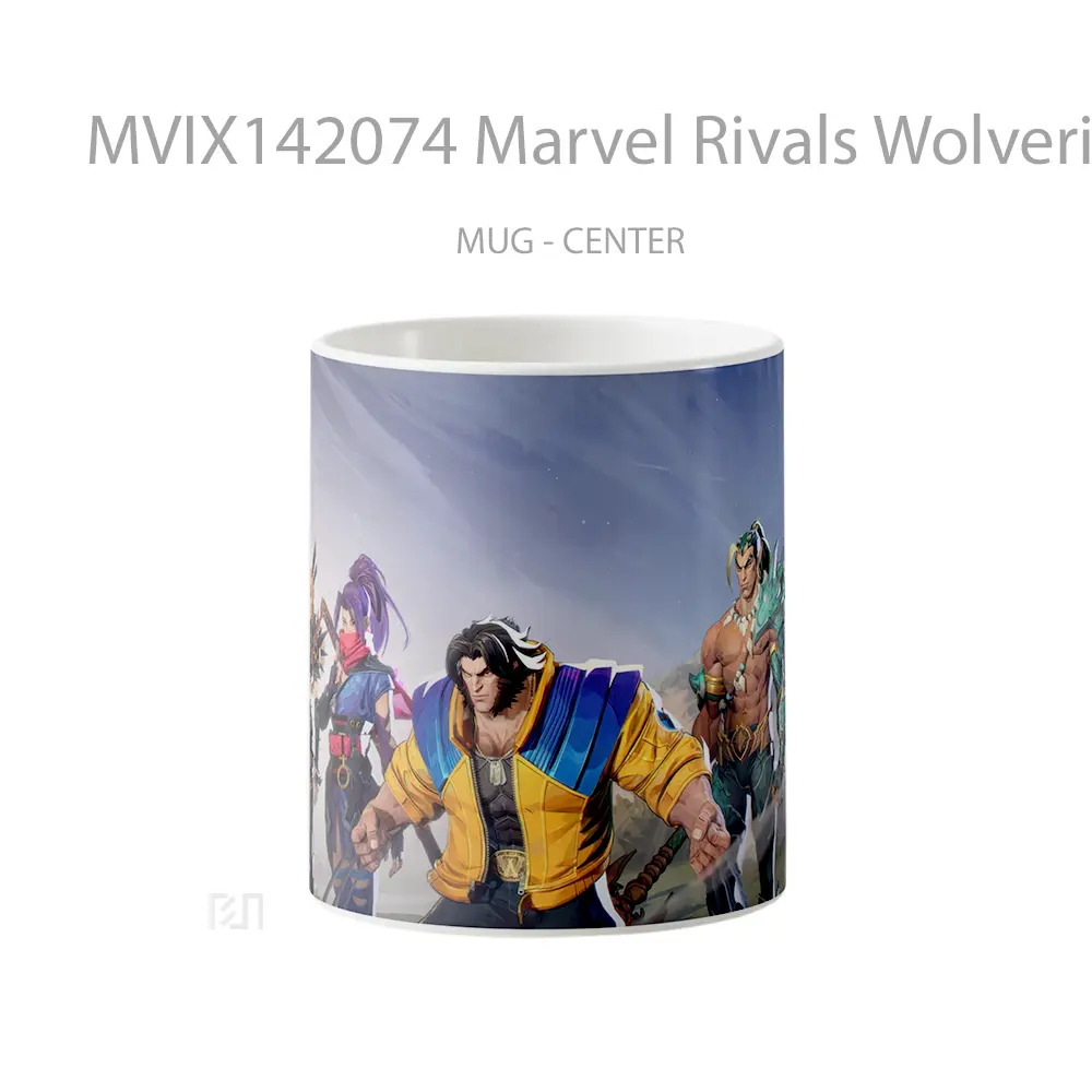 Mug Marvel Rivals Wolverine Character Gelas Superhero