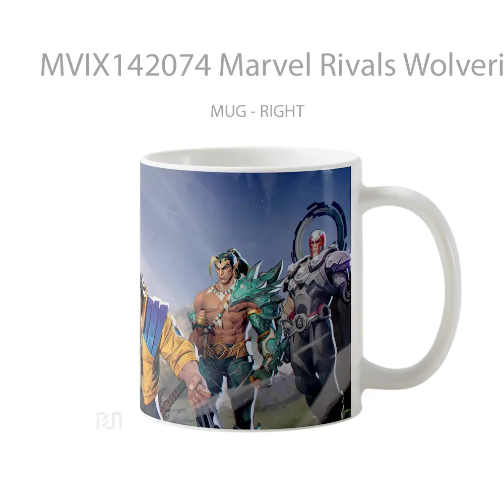 Mug Marvel Rivals Wolverine Character Gelas Superhero - All-side / Desain