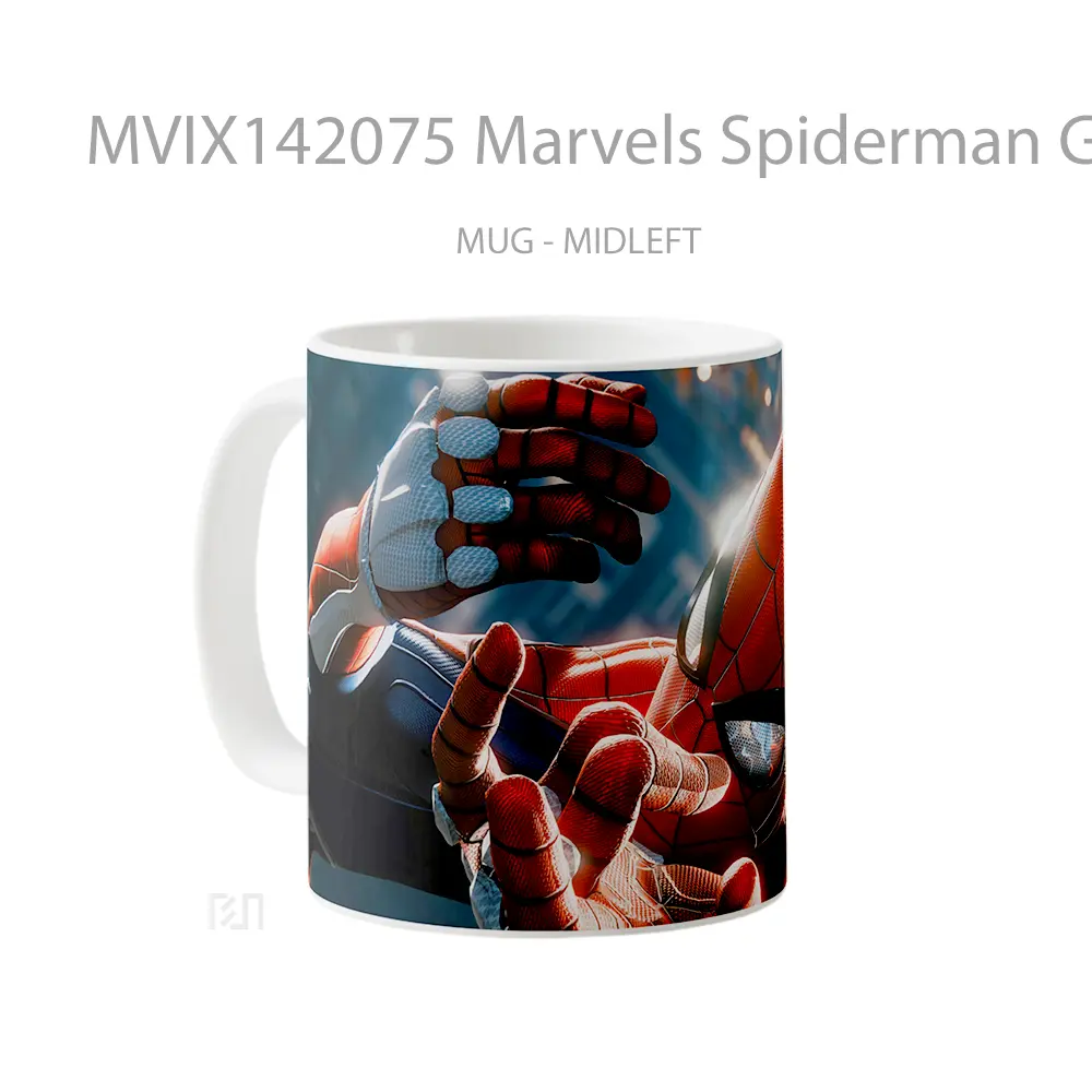 Mug Marvels Spiderman Game Gelas Superhero - All-side / Desain