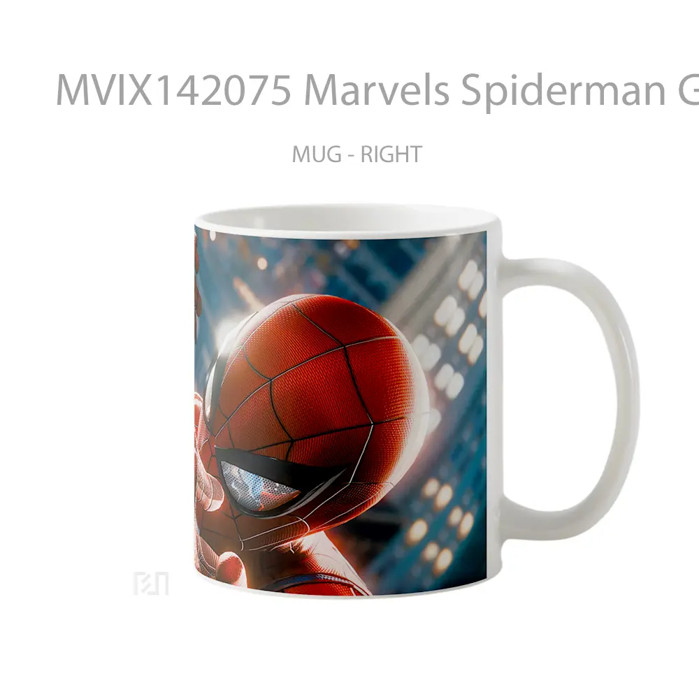 Mug Marvels Spiderman Game Gelas Superhero - All-side / Desain