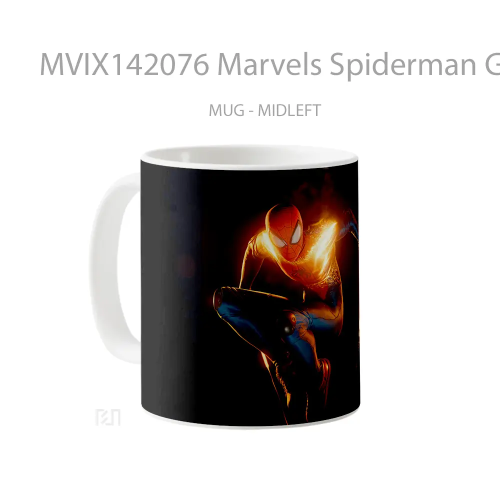 Mug Marvels Spiderman Game Gelas Superhero - All-side / Desain