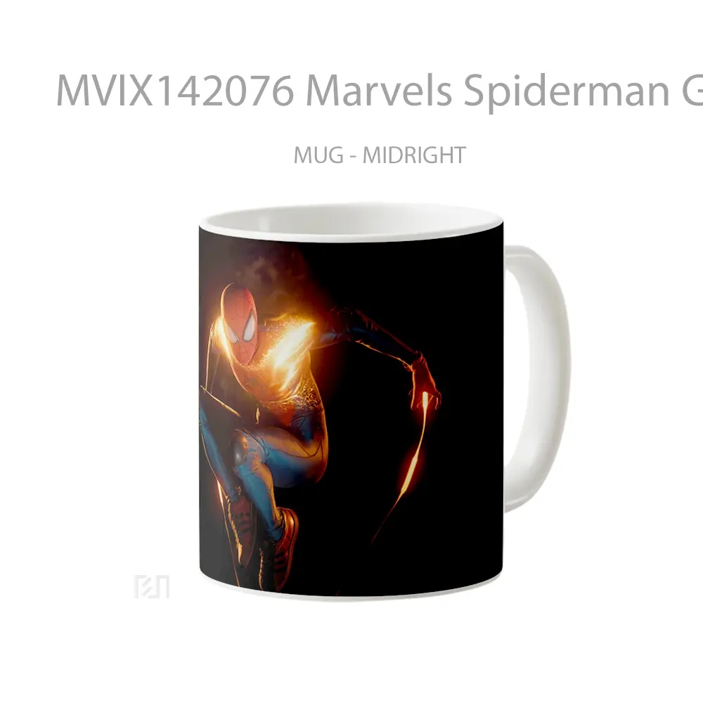 Mug Marvels Spiderman Game Gelas Superhero - All-side / Desain