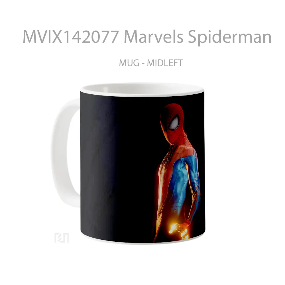 Mug Marvels Spiderman Gelas Superhero - All-side / Desain