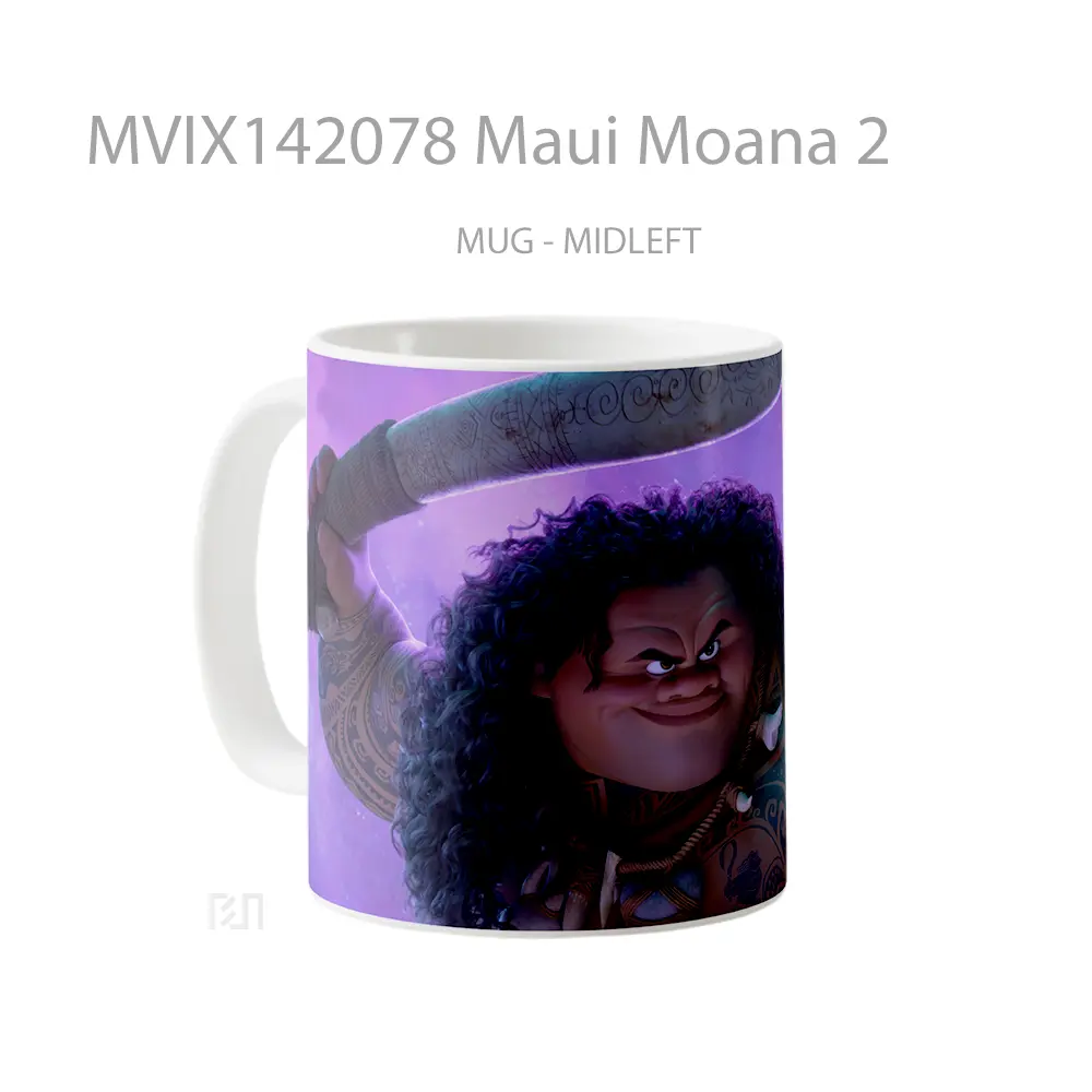 Mug Maui Moana 2 Gelas Keramik Unik - All-side / Desain