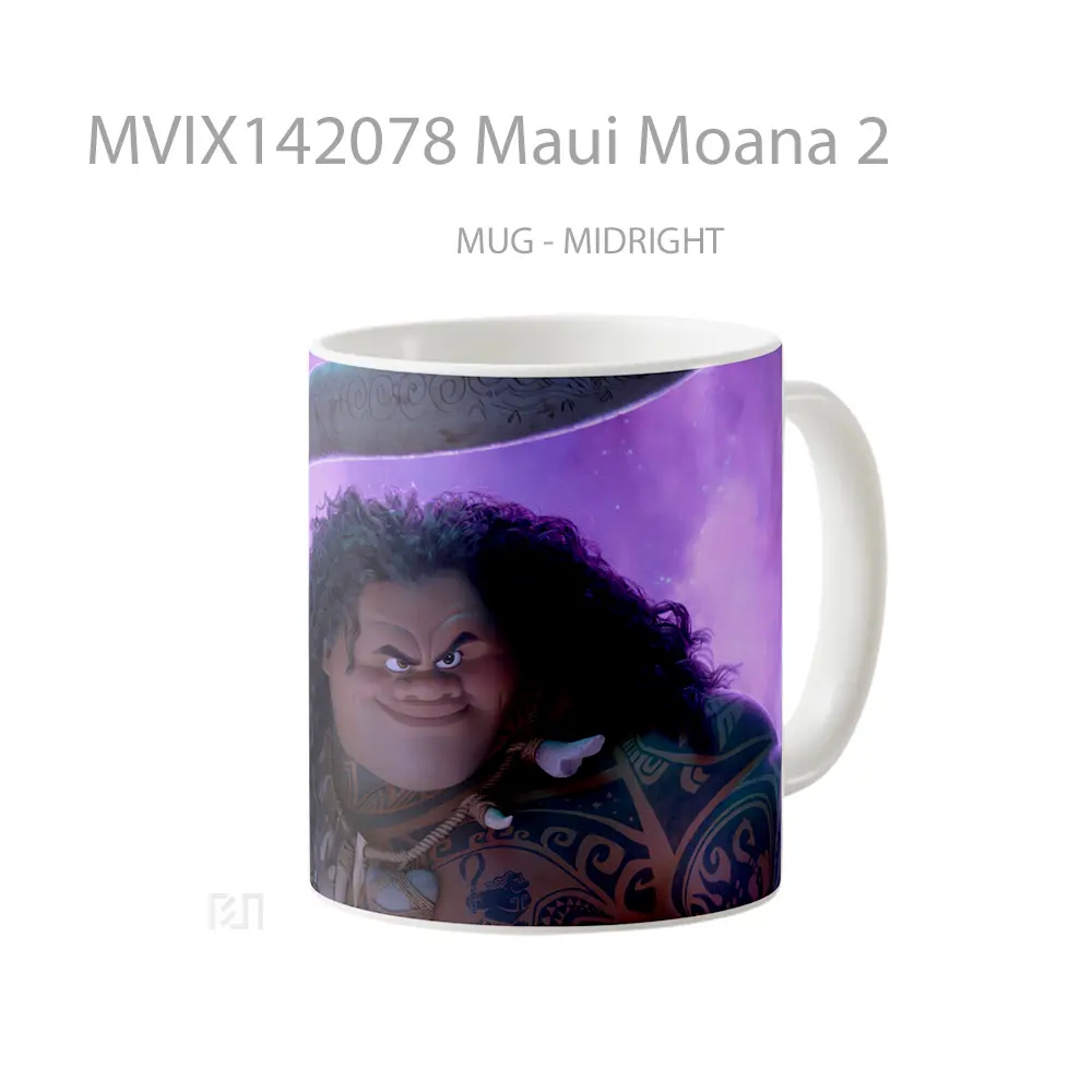 Mug Maui Moana 2 Gelas Keramik Unik - All-side / Desain