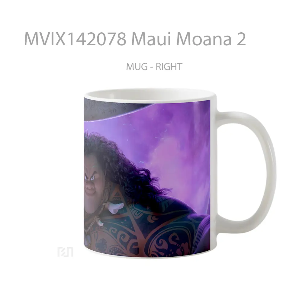 Mug Maui Moana 2 Gelas Keramik Unik - All-side / Desain