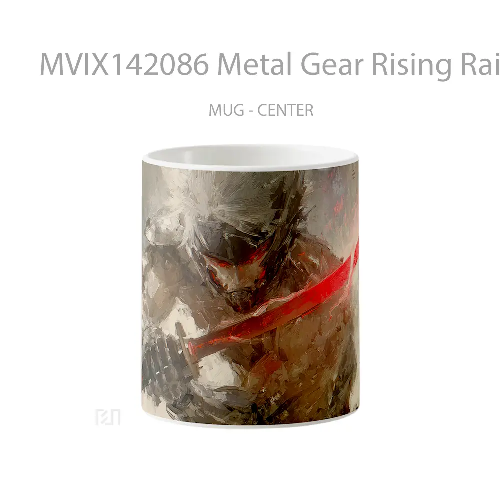 Mug Metal Gear Rising Raiden Swo Gelas Keramik Unik