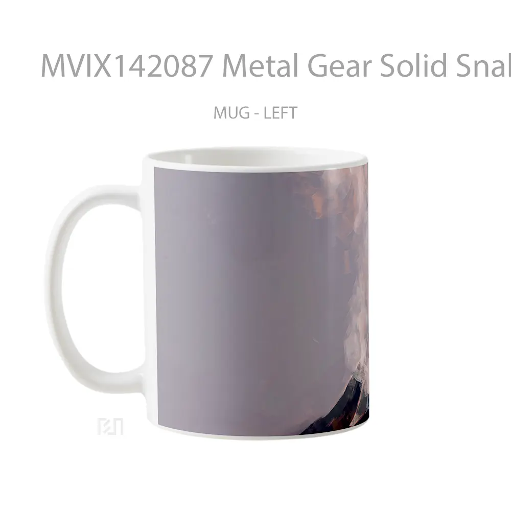 Mug Metal Gear Solid Snake Gelas Keramik Unik - All-side / Desain