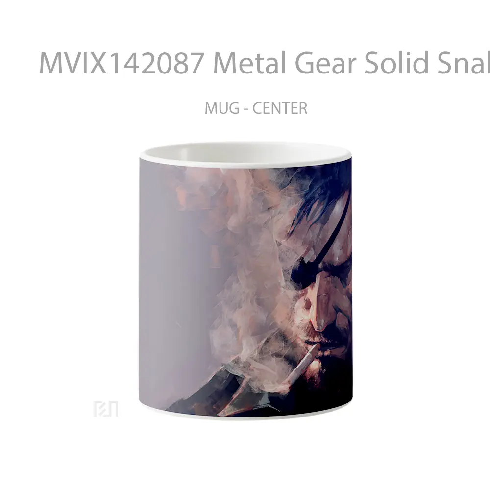 Mug Metal Gear Solid Snake Gelas Keramik Unik
