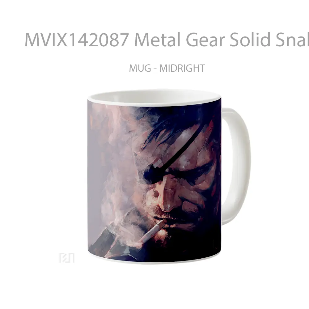 Mug Metal Gear Solid Snake Gelas Keramik Unik - All-side / Desain
