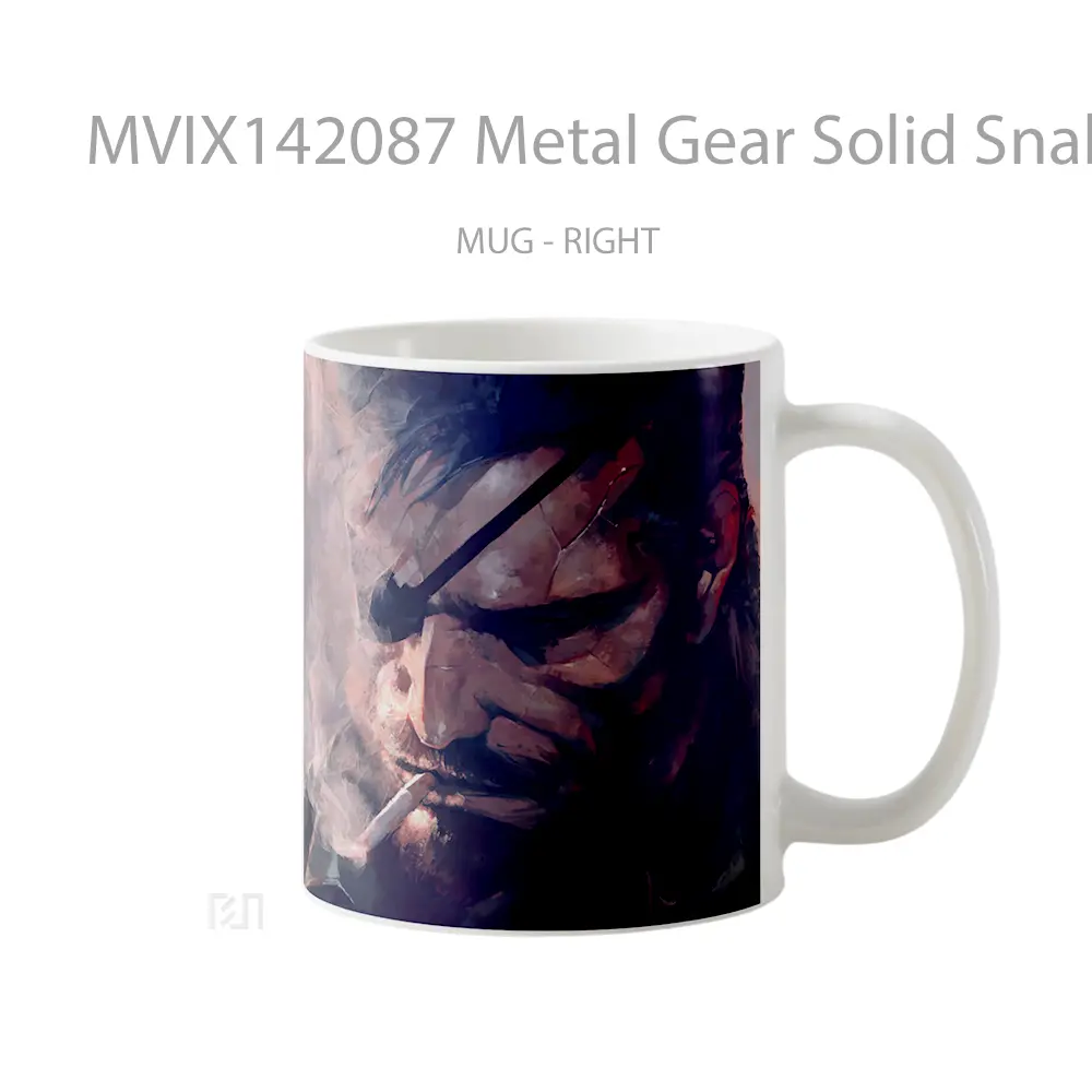 Mug Metal Gear Solid Snake Gelas Keramik Unik - All-side / Desain