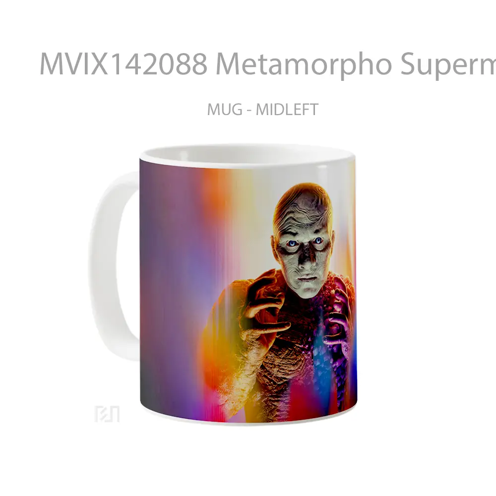 Mug Metamorpho Superman 2025 Gelas Superhero - All-side / Desain