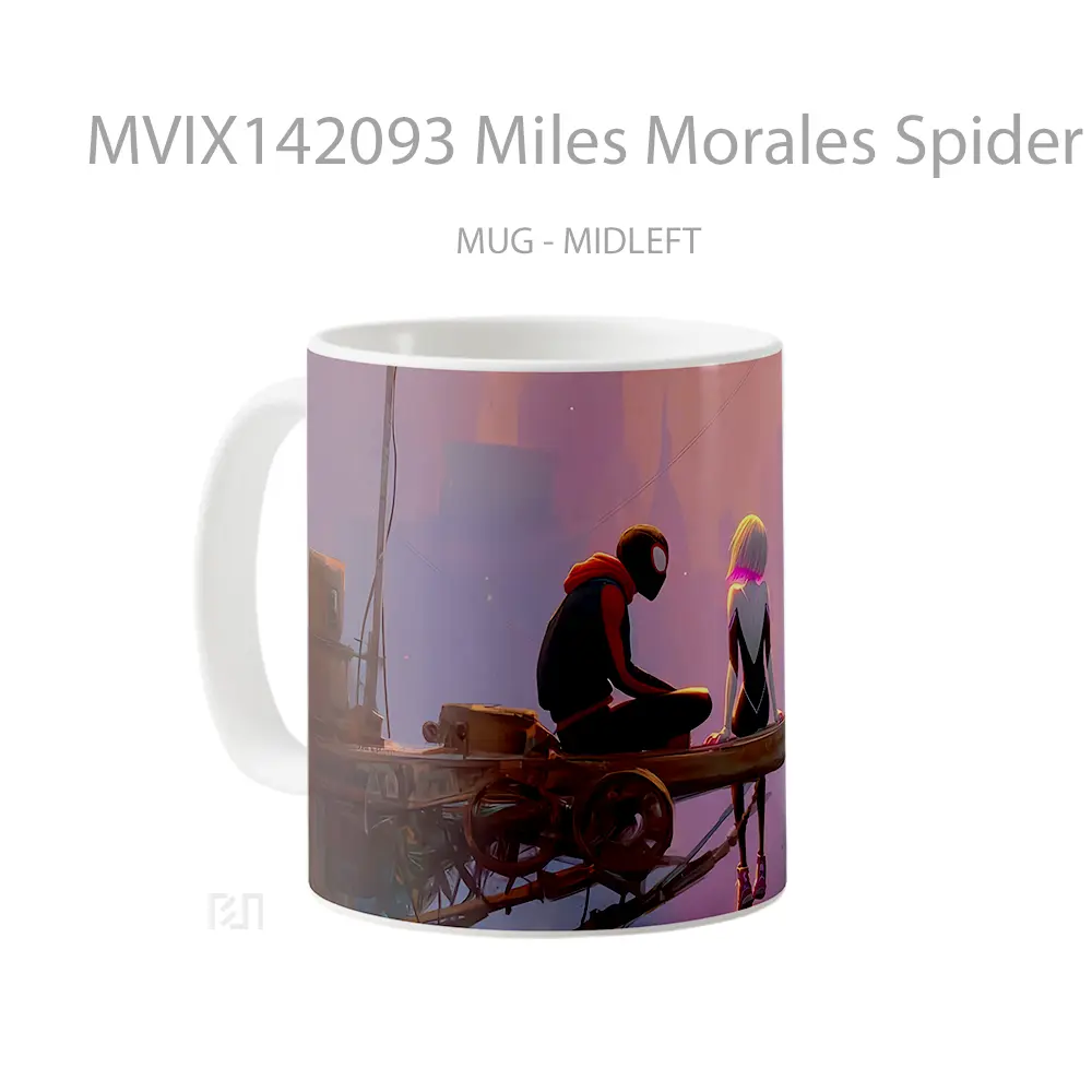 Mug Miles Morales Spider Gwen Gelas Keramik Unik - All-side / Desain