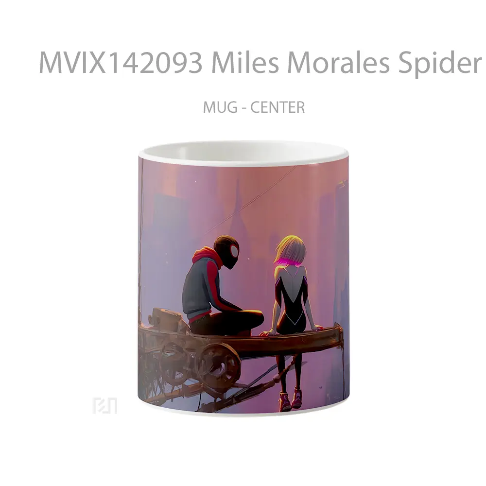 Mug Miles Morales Spider Gwen Gelas Keramik Unik