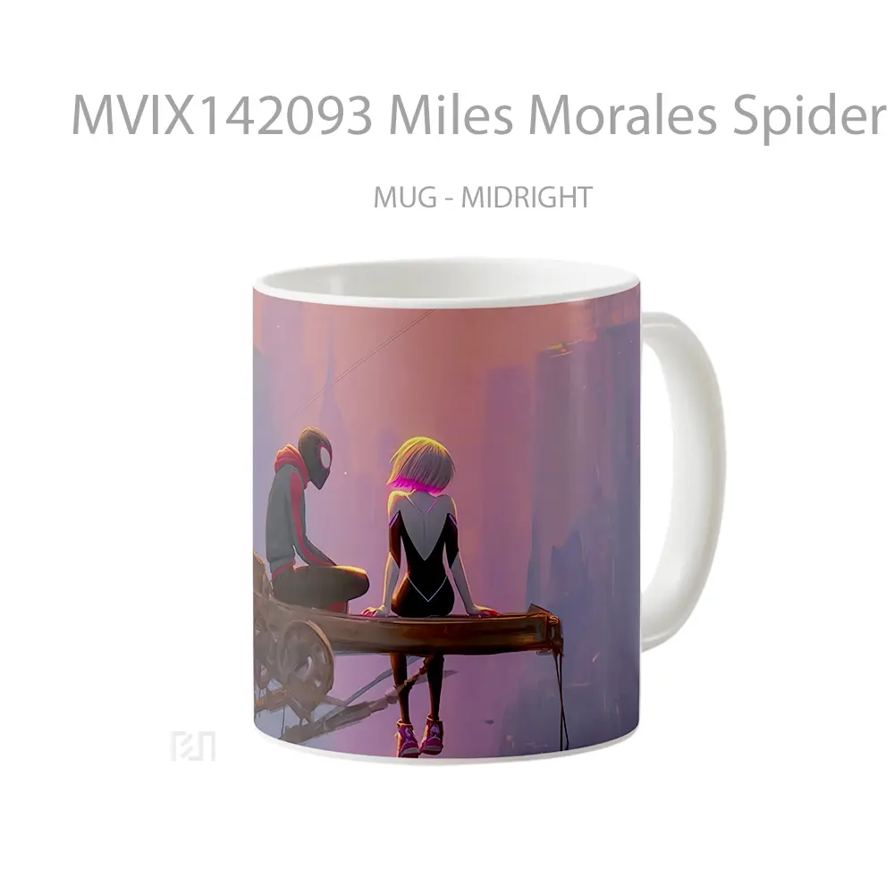 Mug Miles Morales Spider Gwen Gelas Keramik Unik - All-side / Desain