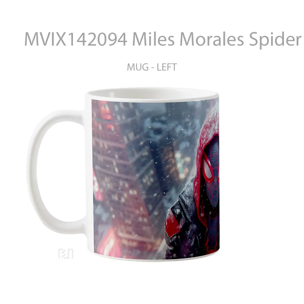 Mug Miles Morales Spider Ma Gelas Keramik Unik - All-side / Desain