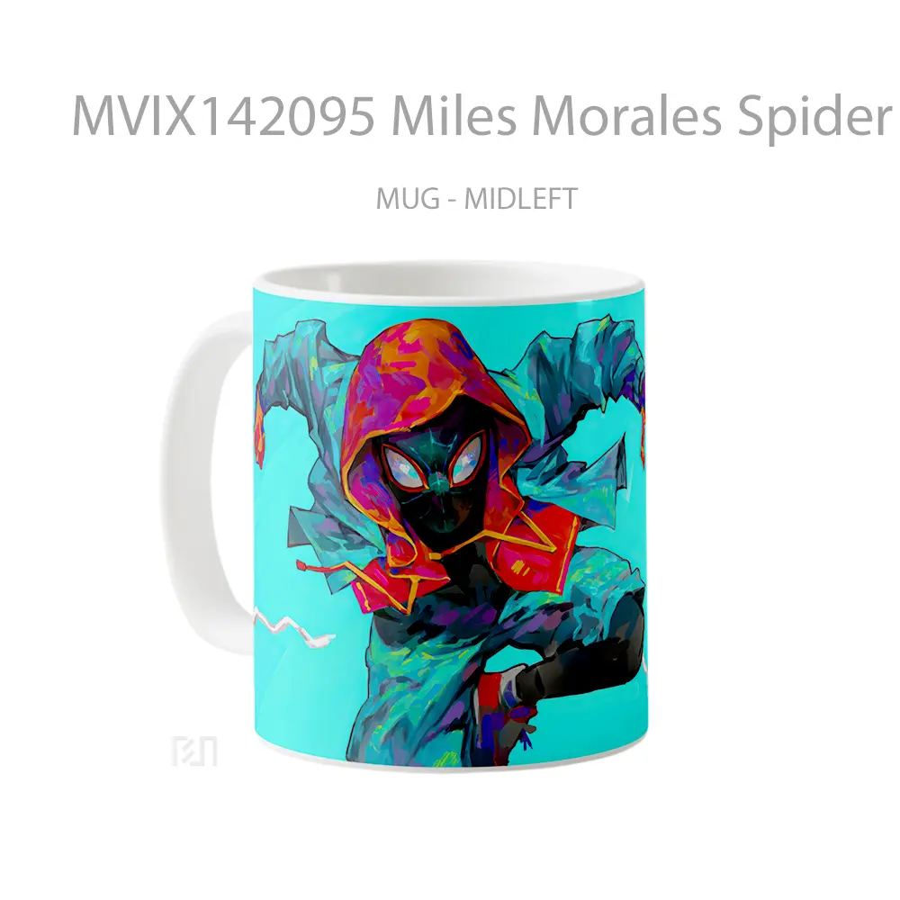 Mug Miles Morales Spider Ma Gelas Keramik Unik - All-side / Desain