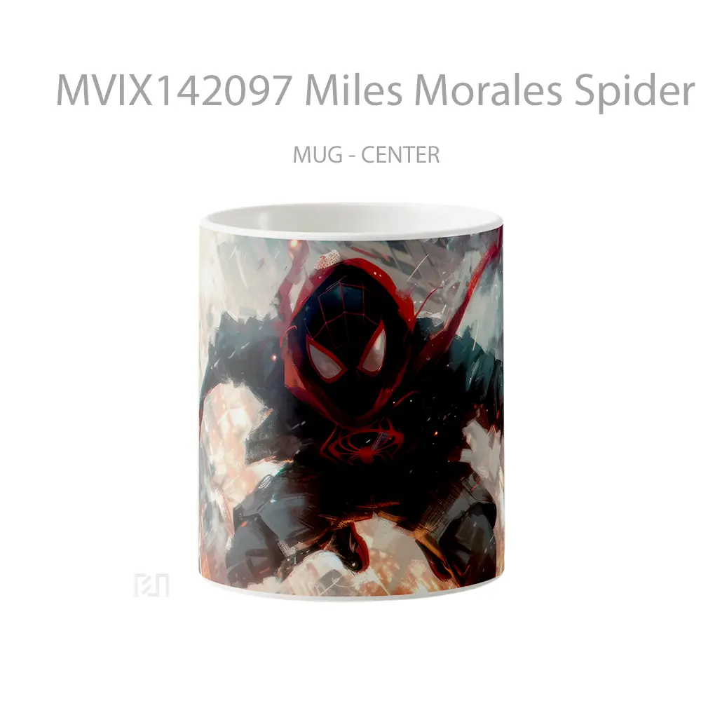 Mug Miles Morales Spider Man Web Swing Gelas Keramik Unik