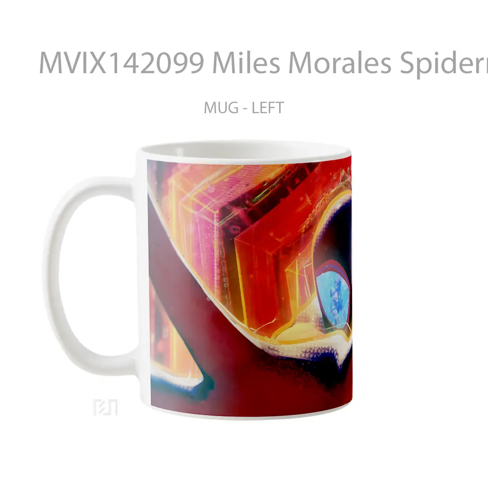 Mug Miles Morales Spiderman Across The Spider Verse Gelas Keramik Unik - All-side / Desain