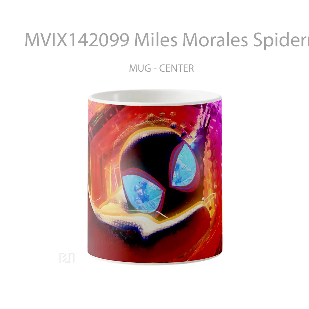 Mug Miles Morales Spiderman Across The Spider Verse Gelas Keramik Unik