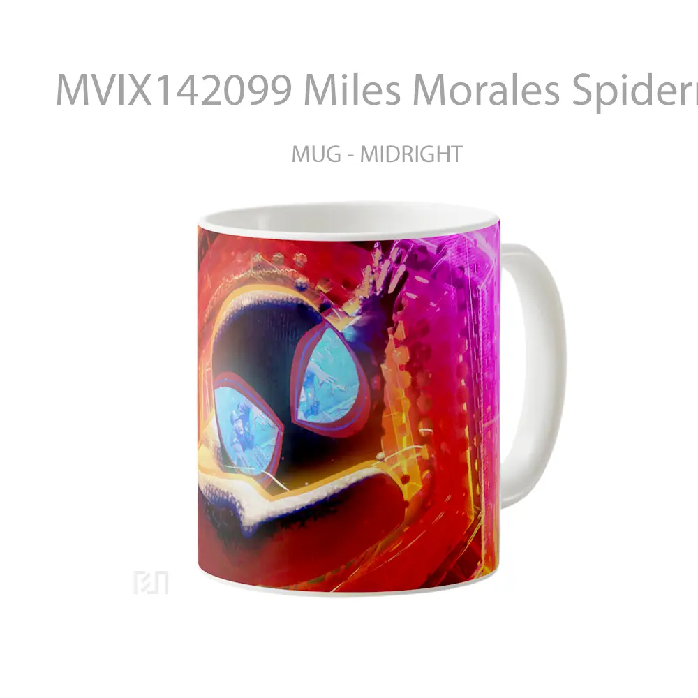 Mug Miles Morales Spiderman Across The Spider Verse Gelas Keramik Unik - All-side / Desain