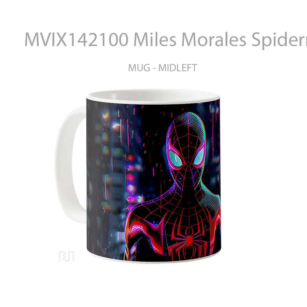 Mug Miles Morales Spiderman Gelas Keramik Unik - All-side / Desain