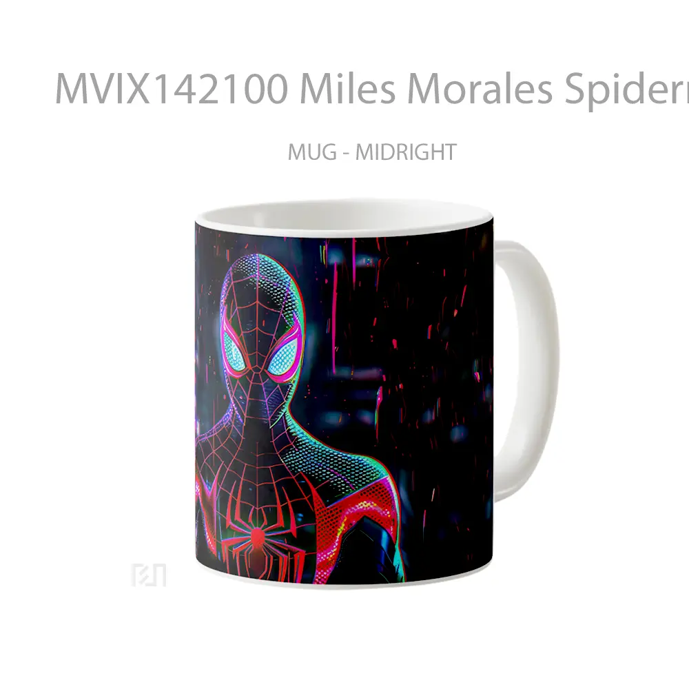 Mug Miles Morales Spiderman Gelas Keramik Unik - All-side / Desain