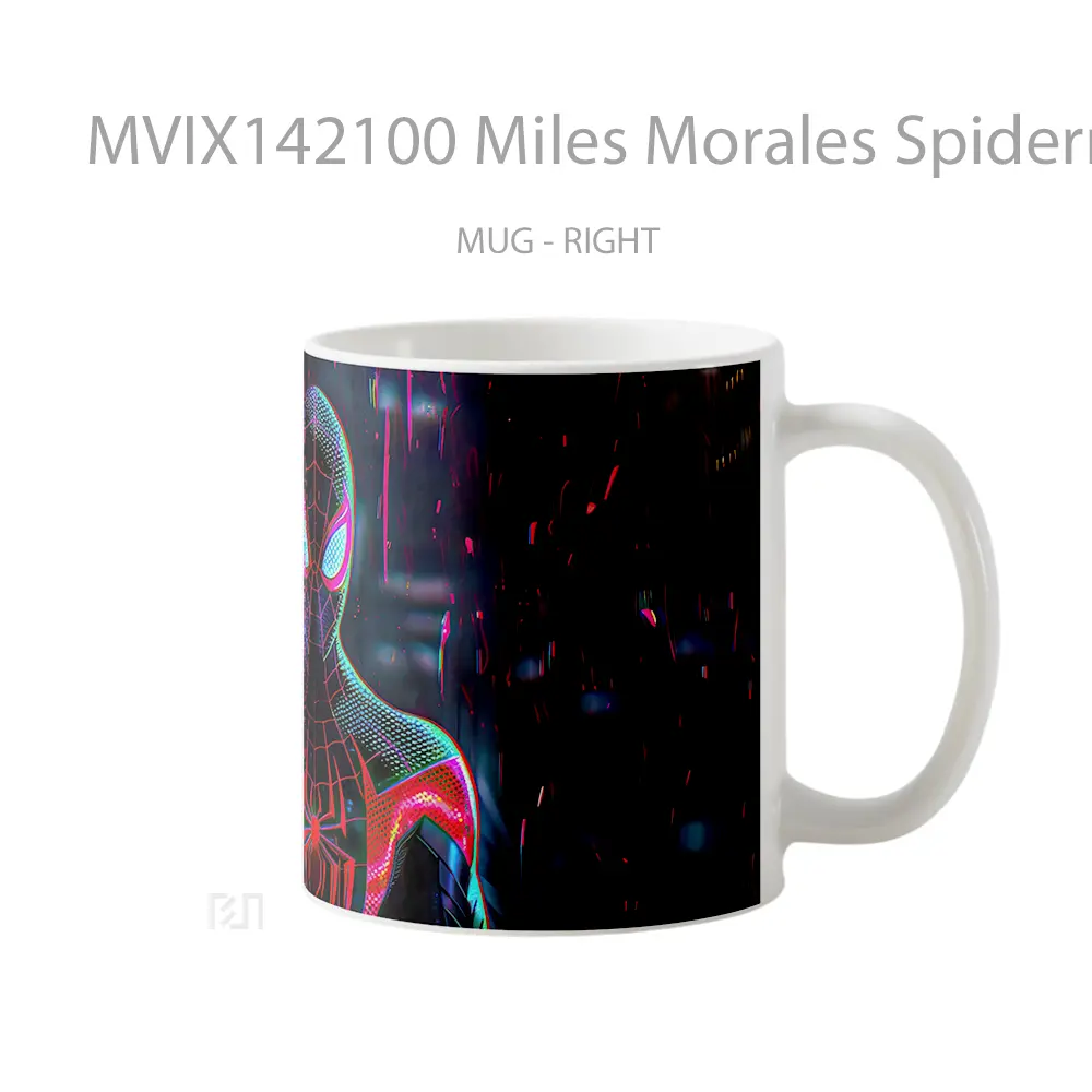Mug Miles Morales Spiderman Gelas Keramik Unik - All-side / Desain