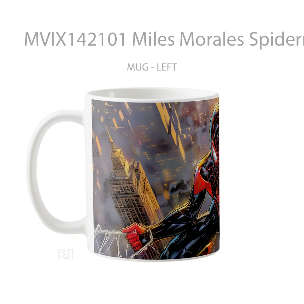Mug Miles Morales Spiderma Gelas Keramik Unik - All-side / Desain
