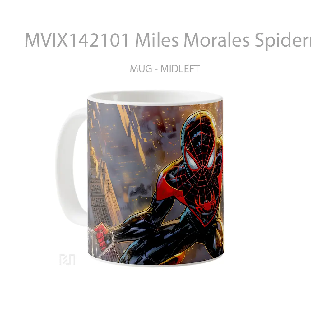 Mug Miles Morales Spiderma Gelas Keramik Unik - All-side / Desain
