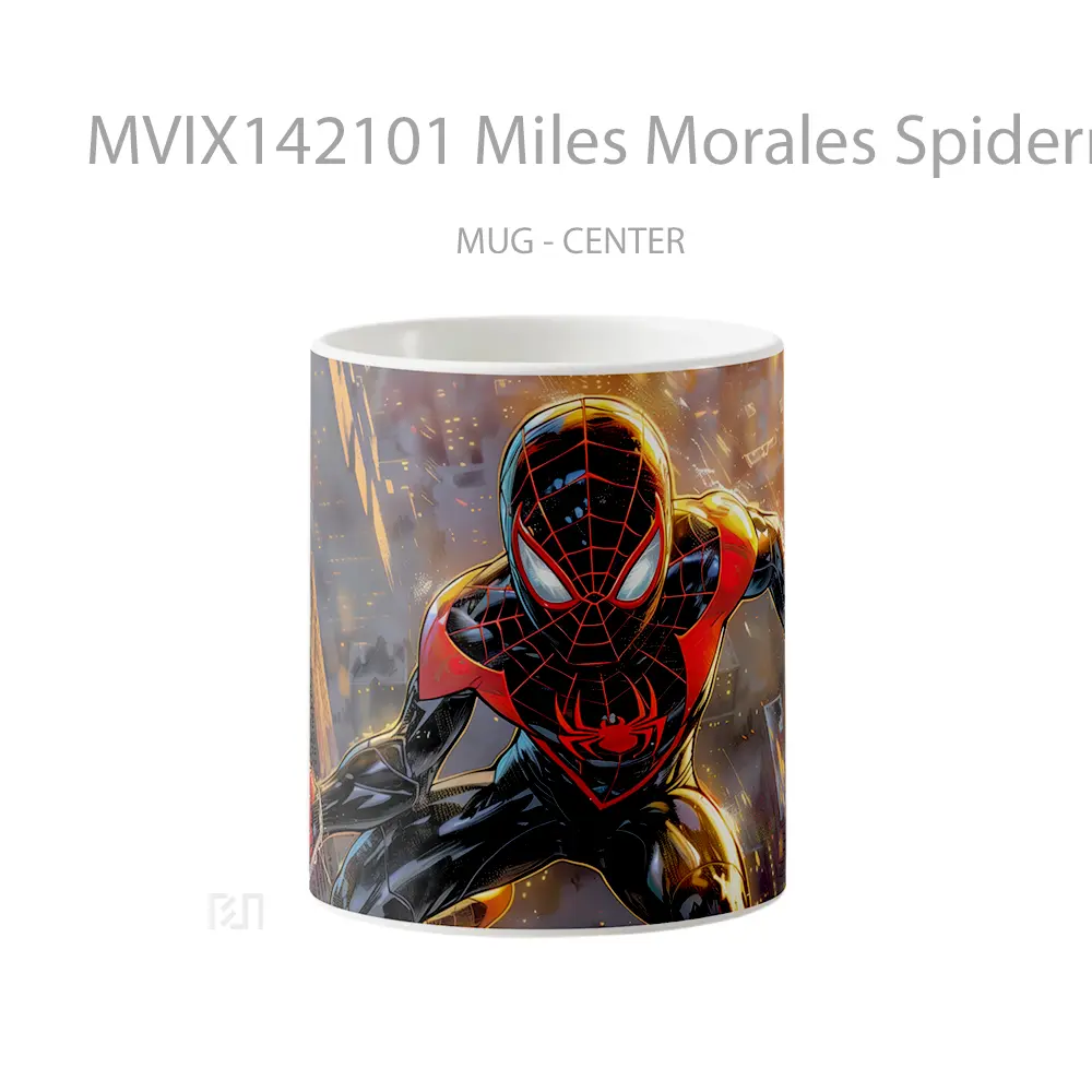 Mug Miles Morales Spiderma Gelas Keramik Unik
