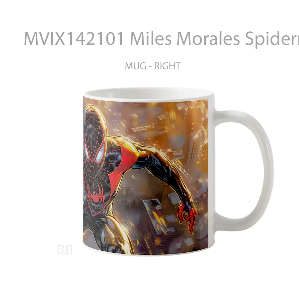 Mug Miles Morales Spiderma Gelas Keramik Unik - All-side / Desain