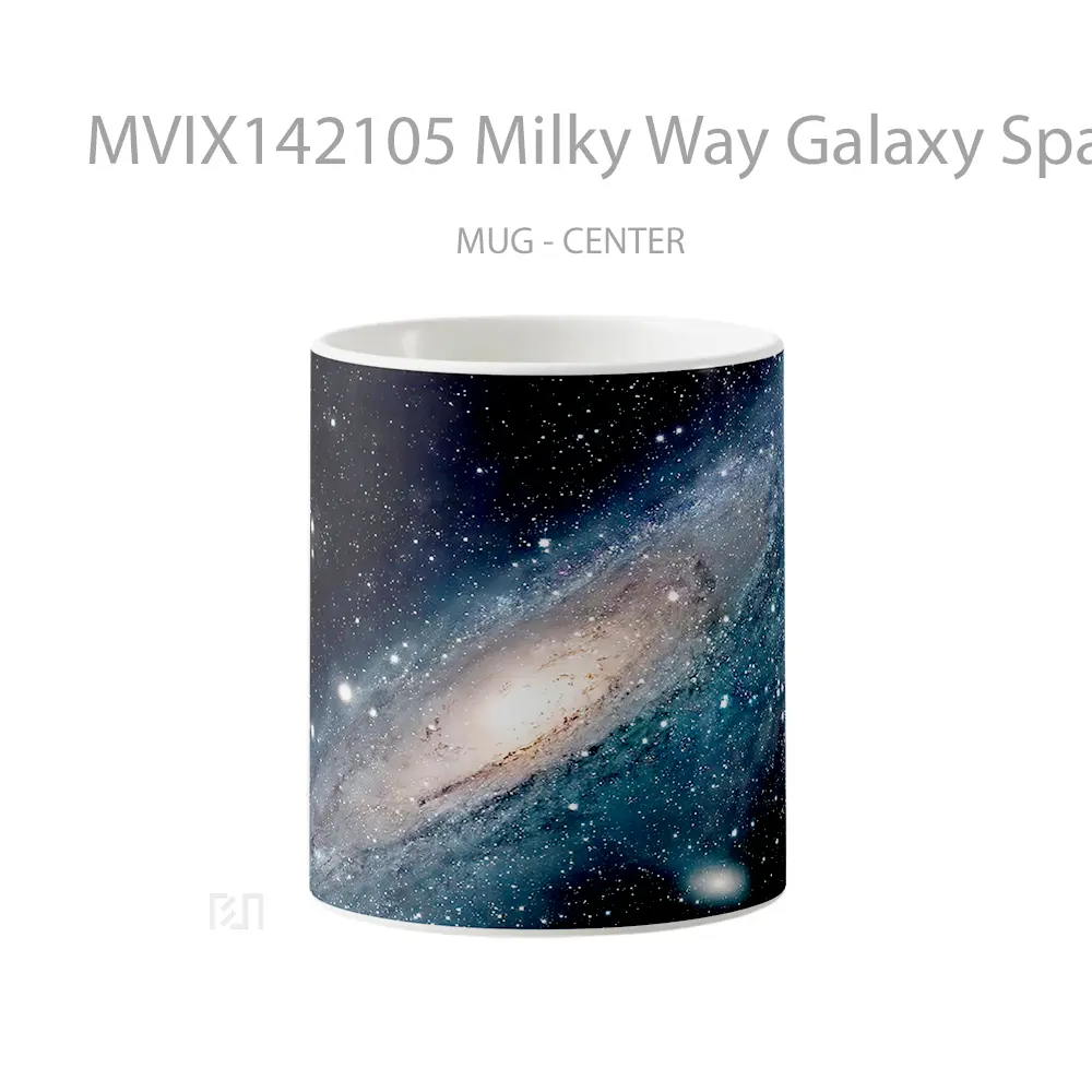 Mug Milky Way Galaxy Space Stars Gelas Keramik Unik