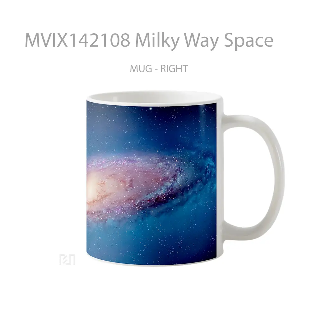 Mug Milky Way Space Gelas Keramik Unik - All-side / Desain
