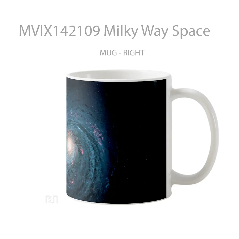 Mug Milky Way Space Gelas Keramik Unik - All-side / Desain
