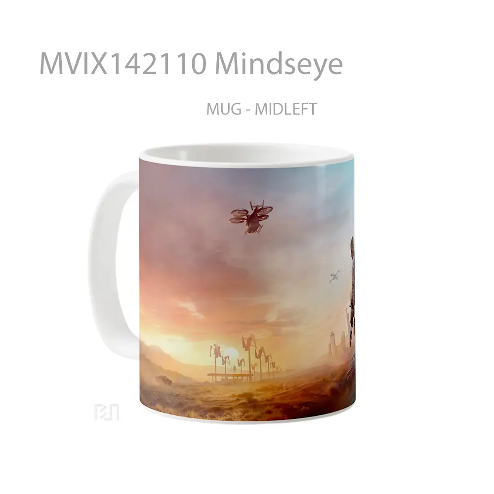 Mug Mindseye Gelas Keramik Unik - All-side / Desain