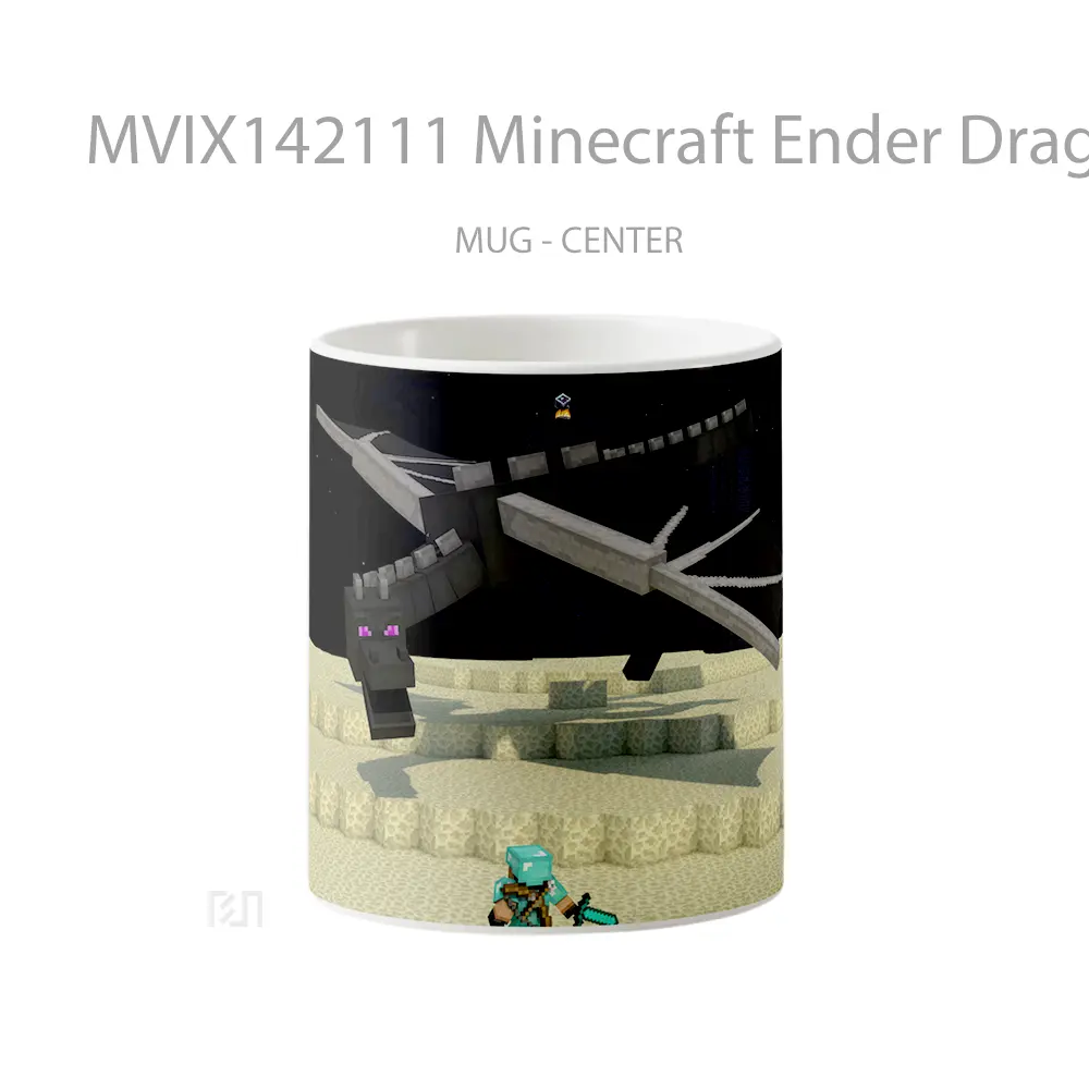 Mug Minecraft Ender Dragon Gelas Keramik Unik