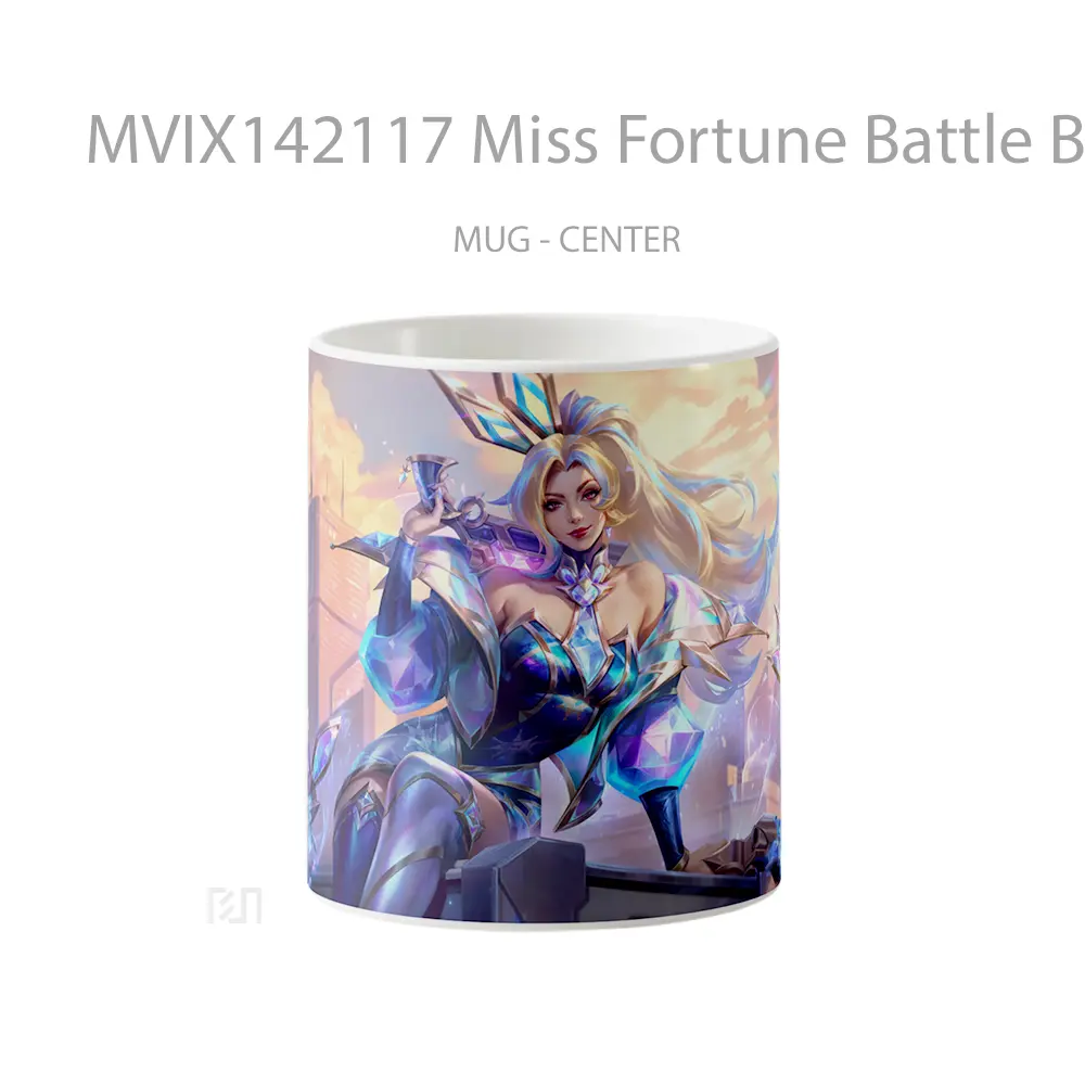 Mug Miss Fortune Battle Bunny Prestige Lol Wild Rift Skin Splash A Cangkir Gamer