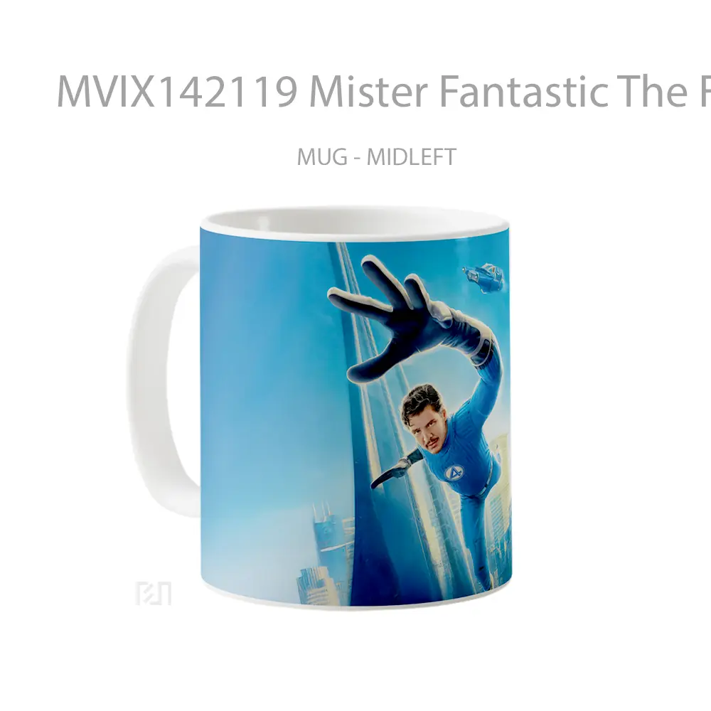 Mug Mister Fantastic The Fantastic 4 First Steps Gelas Keramik Unik - All-side / Desain