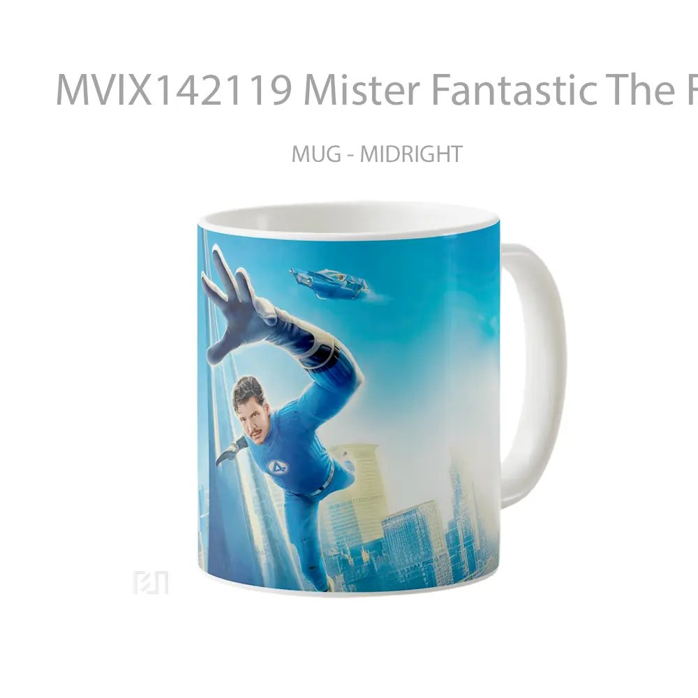 Mug Mister Fantastic The Fantastic 4 First Steps Gelas Keramik Unik - All-side / Desain