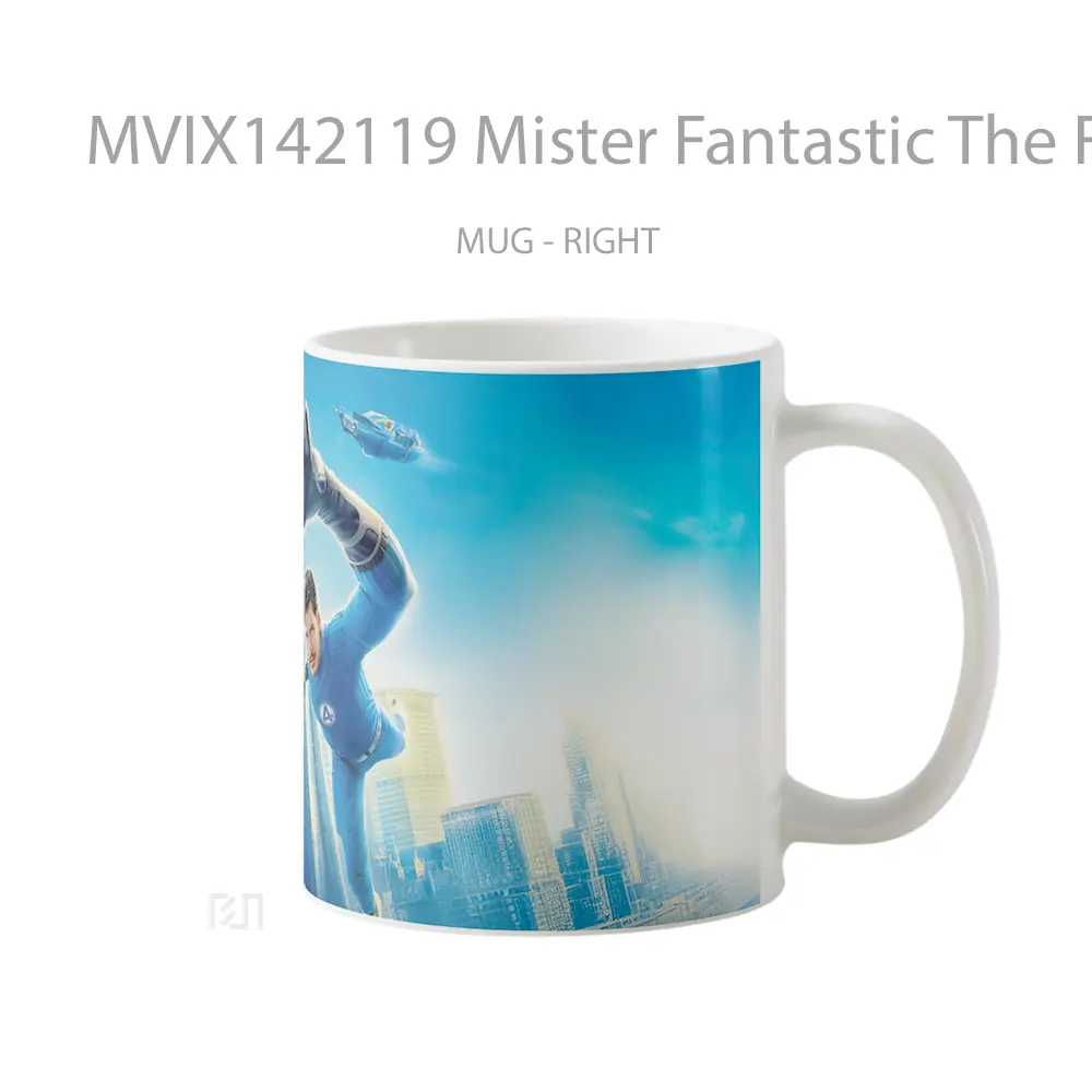 Mug Mister Fantastic The Fantastic 4 First Steps Gelas Keramik Unik - All-side / Desain