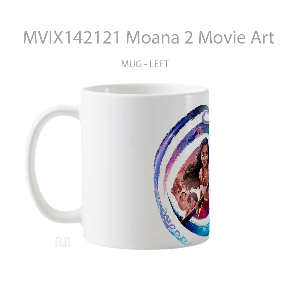 Mug Moana 2 Movie Art Gelas Keramik Unik - All-side / Desain