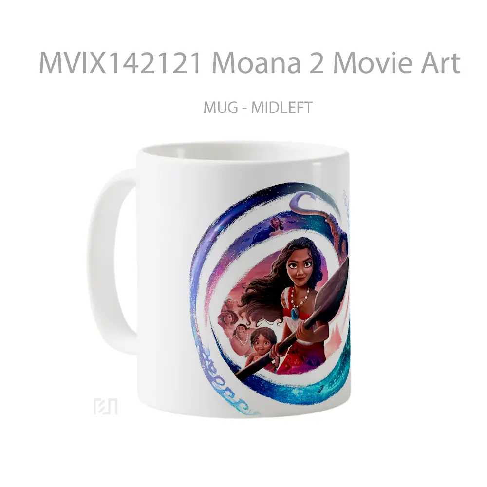Mug Moana 2 Movie Art Gelas Keramik Unik - All-side / Desain